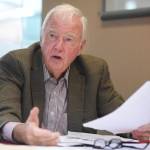 Former Gov. Frank Murkowski speaks on a range of subjects during an interview with the Juneau Empire on Thursday, May 9, 2019. (Michael Penn | Juneau Empire)