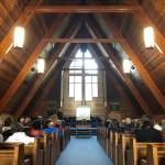 Rev. Charles Brower speaks at Northern Light United Church in Juneau during the Climate Change Through the Eyes of Alaska Natives, forum on Sept. 12, 2019. (Peter Segall | Juneau Empire)