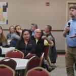 National Forest System Deputy Chief Chris French speaks to a full room During an informational meeting on the U. S. Forest Services <strong>Roadless Rule</strong> at the Elizabeth Peratrovich Hall on Monday, Nov. 4, 2019. (Michael Penn | Juneau Empire)