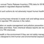 EPA: Alaska led nation in toxic chemical release