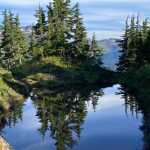 This Sept. 12 photo taken during a hike up Mount McGinnis shows an alpine pond. (Courtesy Photo / Deborah Rudis)