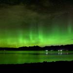 A view of the auroras from our most recent geomagnetic storm, shot from North Douglas on Friday, Oct. 23. (Courtesy Photo / Eric Bleicher)