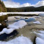 This photo shows a winter scene of Peterson Pond Salt Chuck on March 18. (Courtesy Photo / Kenneth Gill, gillfoto)