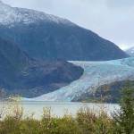 Fall color below, snow accumulating above as seen on Oct. 9. (Courtesy Photo / Denise Carroll)