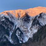 Alpenglow on Mount Juneau seen on Dec. 16. (Courtesy Photo / Denise Carroll)