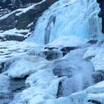A bluish tint to the top of icy Nugget Falls as water cascades over lower boulders as seen on Jan. 8, 2022. (Courtesy Photo / Denise Carroll)
A bluish tint to the top of icy Nugget Falls as water cascades over lower boulders as seen on Jan. 8, 2022. (Courtesy Photo / Denise Carroll)