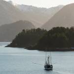 A troller fishes in Sitka Sound, Alaska on February 2, 2021. A ruling from a U.S. judge in Seattle could effectively shut down commercial king salmon trolling in Southeast Alaska — a valuable industry that supports some 1,500 fishermen — after a conservation group challenged the harvest as a threat to protected fish and the endangered killer whales that eat them. (James Poulson / Daily Sitka Sentinel)