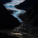 The receding Davidson Glacier on a flight to Haines. (Photo by Bethany Goodrich)