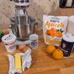 Ingredients for orange apricot muffins. (Photo by Patty Schied)