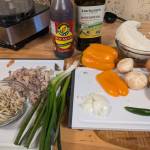 Ingredients for Chinese-style fried rice. (Photo by Patty Schied)
