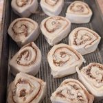 Cinnamon rolls ready for baking. (Photo by Patty Schied)