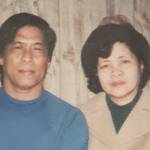 The authors father, Tatay, and mother are seen in this undated image. (Image courtesy Gina Del Rosario)