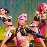 Rumi, Zoey and Mira, of Huntr/x, perform in KPop Demon Hunters. (Promotional photo courtesy Sony Pictures Animation)
Rumi, Zoey and Mira, of Huntr/x, perform in KPop Demon Hunters. (Promotional photo courtesy Sony Pictures Animation)