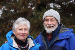 Tone and Charles Deehr in Fairbanks, October 2021. (Photo courtesy Charles Deehr)