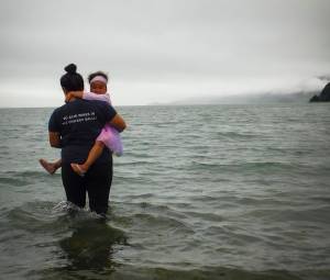 Cold water dipping is a centuries old stress reduction technique still practiced today. (Photo by Raven Hotch)