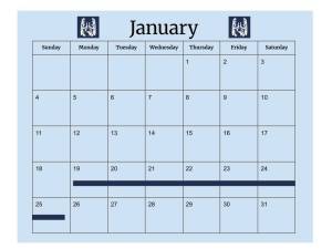 calendar (web only)