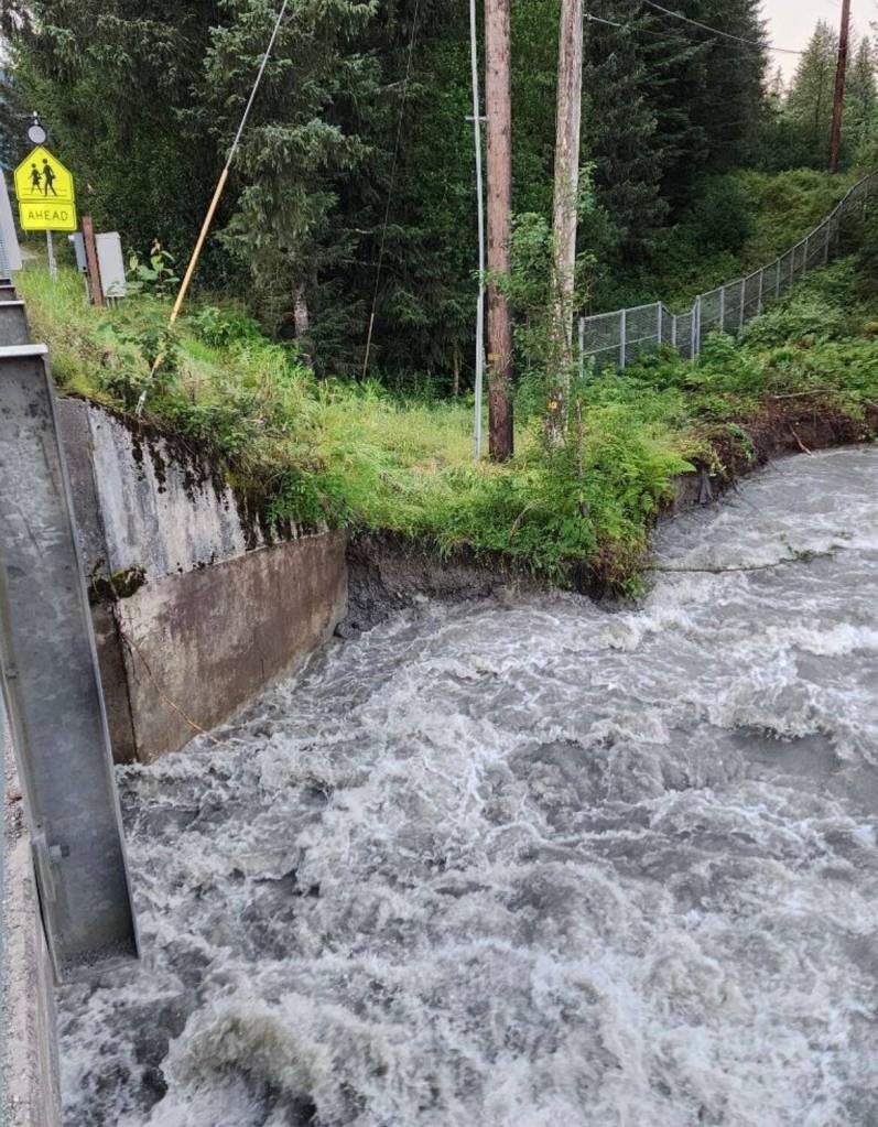Mendenhall River flood in 2025. (Photo courtesy of Kim Kiefer)