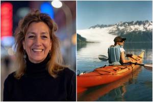 Photos provided by Naomi Klouda and Gretchen Legler
Naomi Klouda, left, and Marybeth Holleman will be presenting a slideshow titled Touchstones of Glaciers and Bears: Navigating a Changing Climate from 1 to 2:30 p.m. on March 8 at Juneaus Valley Library.