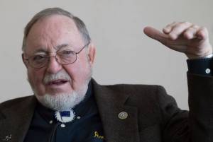 Alaska Rep. Don Young speaks during an interview at the Juneau Empire on Feb. 21. (Michael Penn | Juneau Empire File)